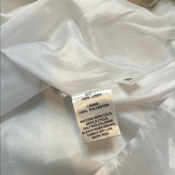 Loft Elegant White Pleated Skirt size 0 - Picture 6 of 10